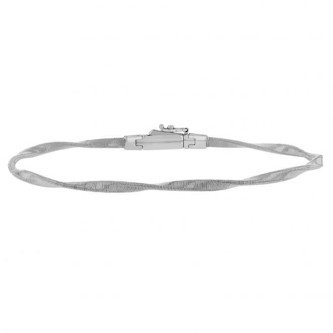 Marco Bicego Marrakech White Gold Stackable Bangle Bracelet