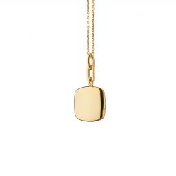 Image for Monica Rich Kosann Slim Cushion "Viv" Locket in Yellow Gold