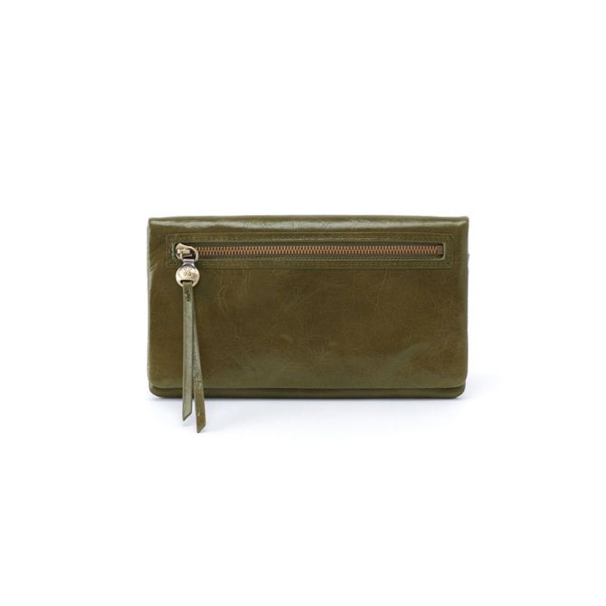 Hobo Lumen Continental Wallet, Vintage Moss