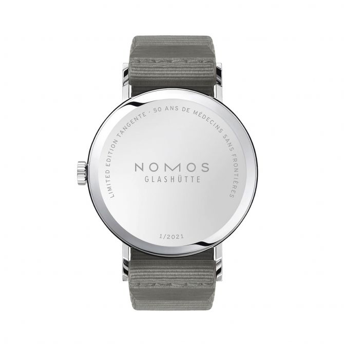 Nomos Tangente 38mm Special Edition Watch White and Black Dial 165 Borsheims