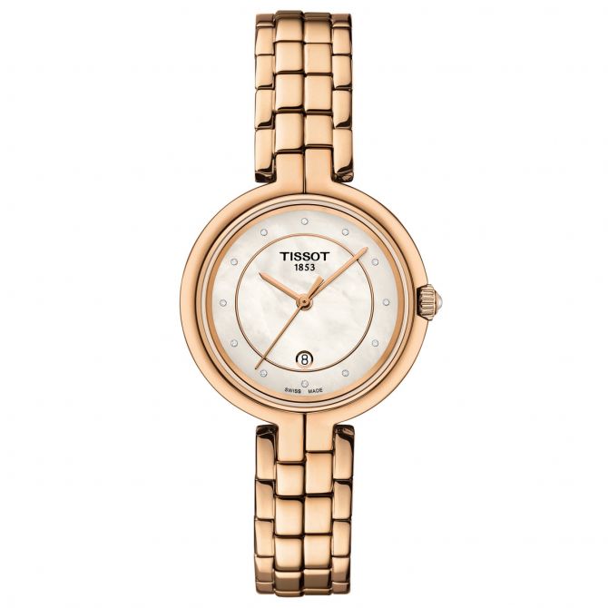 Tissot Flamingo 30mm Women's Watch, Rose Gold Tone