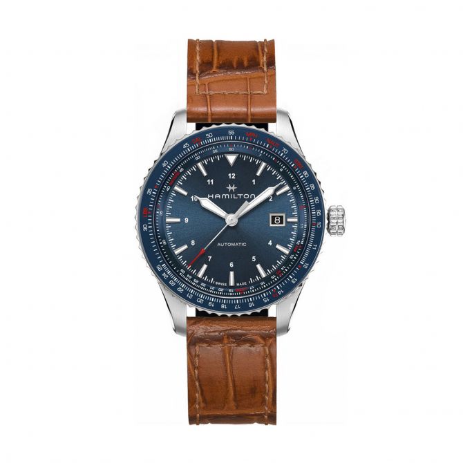 Hamilton Khaki Aviation Converter Automatic 42mm Men s Watch Blue