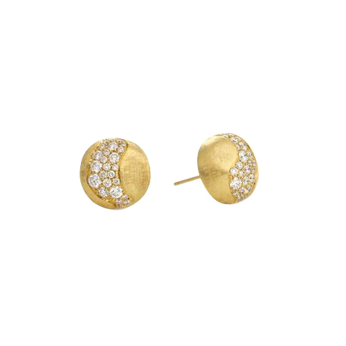Marco Bicego Africa Constellation Diamond Stud Earrings in Yellow Gold ...