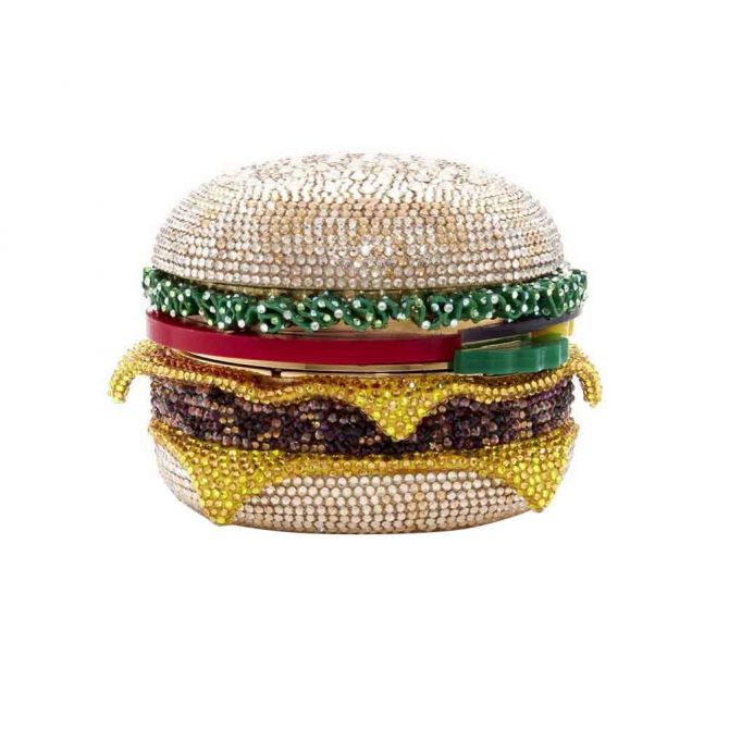 Judith Leiber Hamburger Clutch