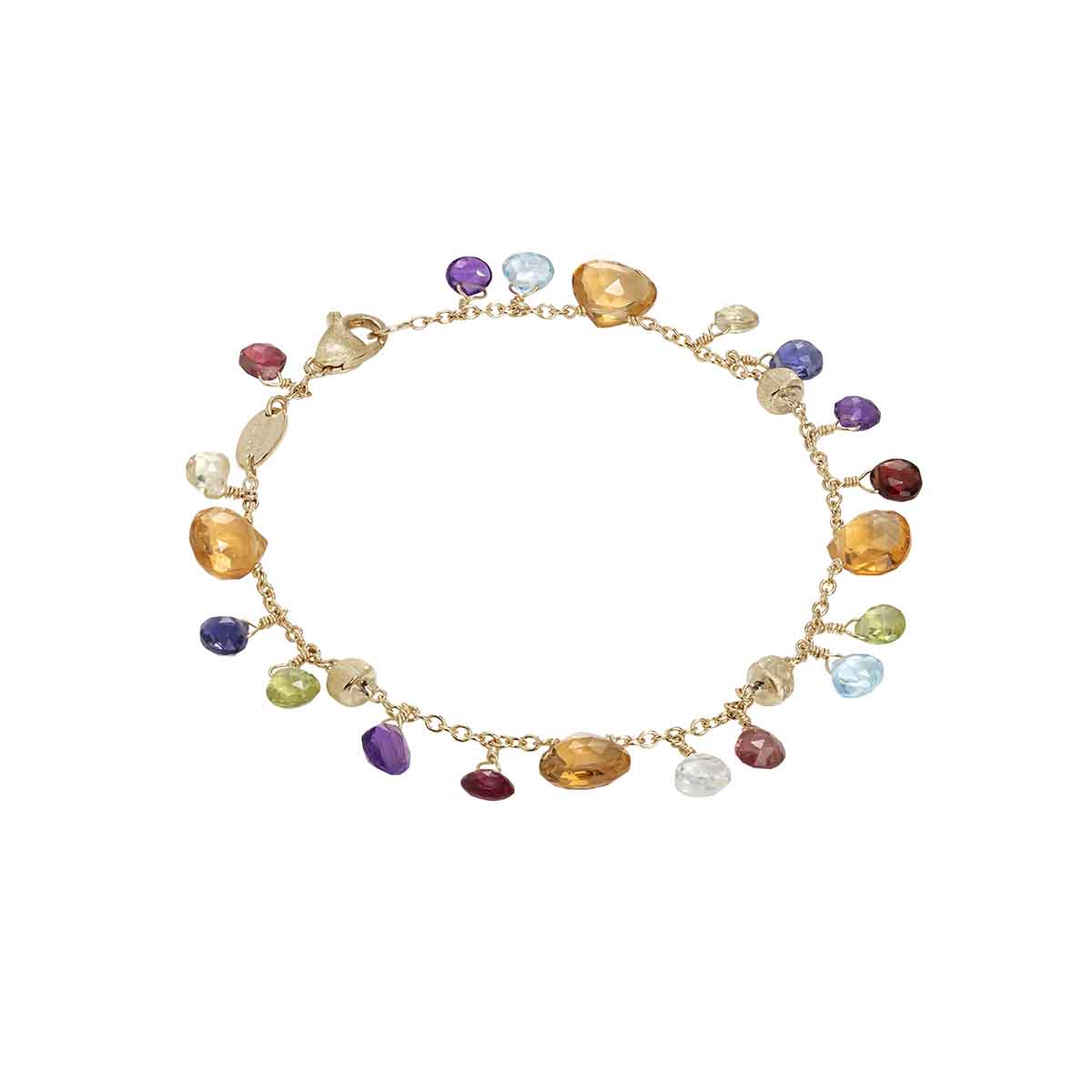 Marco Bicego Paradise Amethyst and Mixed Gemstone Single Strand ...