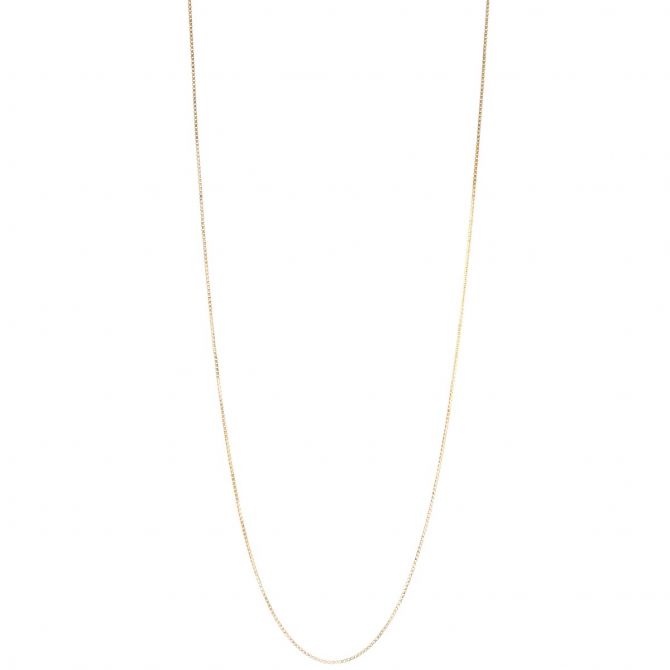 Yellow Gold .73 mm Box Chain, 16"