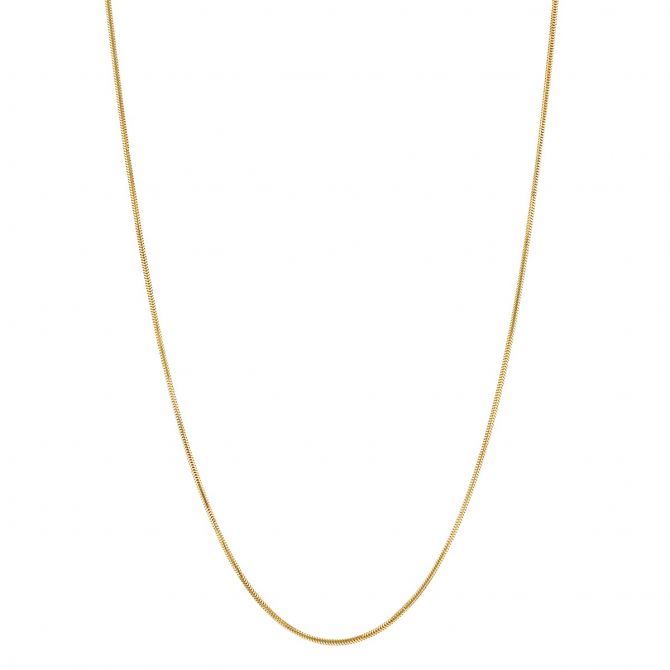 Yellow Gold 1.4 mm Snake Chain, 20"