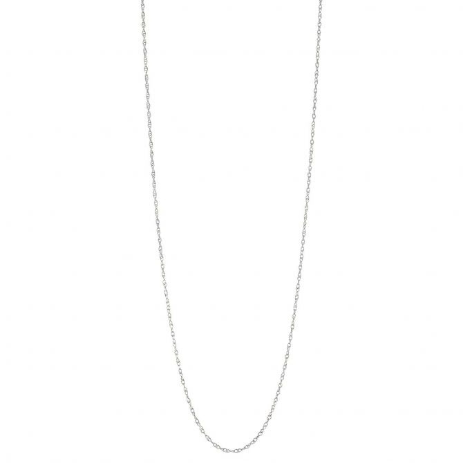 White Gold 1.2 mm Chain, 18"