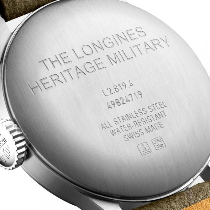 Heritage military shop 38mm automatic