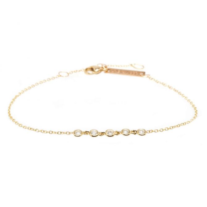 Zoe Chicco Floating Diamond Bracelet