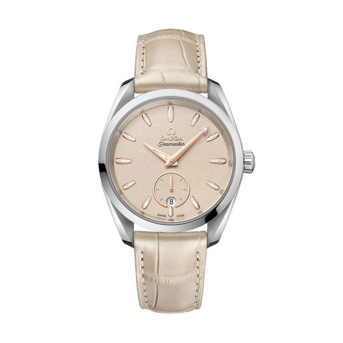 Omega Seamaster Aqua Terra 150m Master Chronometer Small Seconds 38mm Women's Watch, Linen Dial