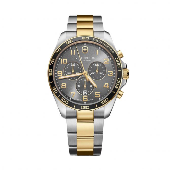 Swiss army hot sale watch gold