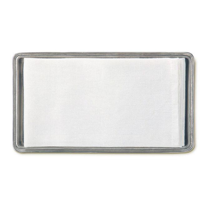 Match Pewter Guest Towel Tray