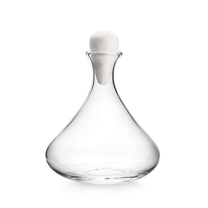 Simon Pearce Vitner Wine Decanter with Marble Stopper