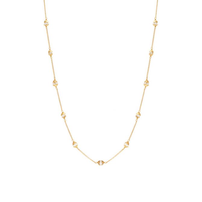 Julie Vos Penelope Delicate Station Necklace