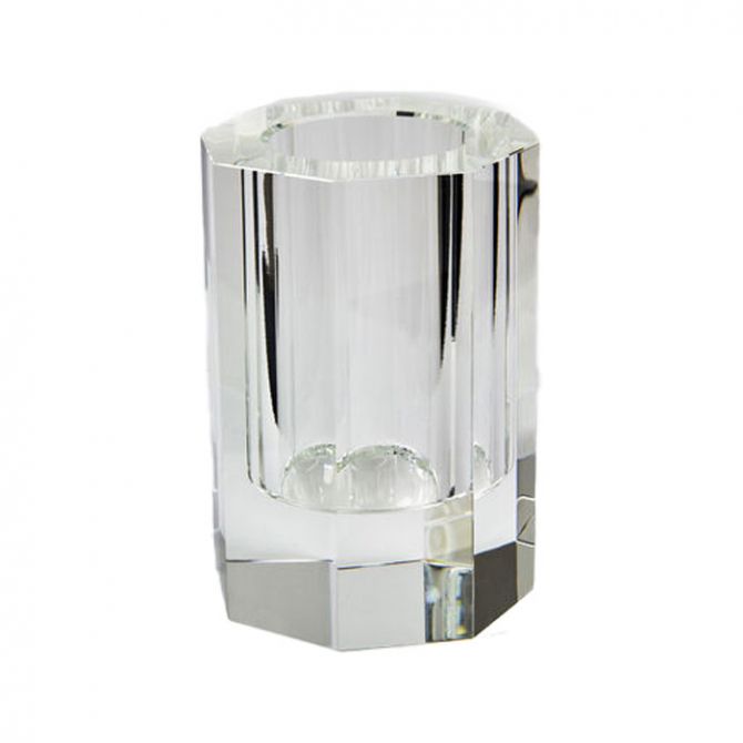 Tizo Crystal Octagonal Vase, Small