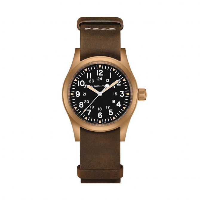 Hamilton Khaki Field Mechanical Bronze 38mm Men's Watch