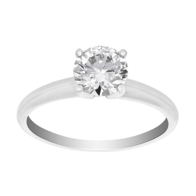 ALTR White Gold Lab Grown Diamond Solitaire Engagement Ring, 1.00ct