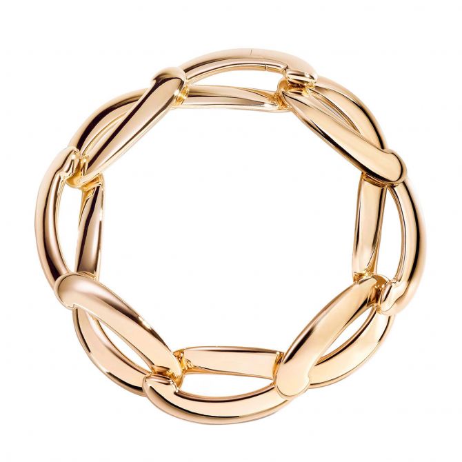 Vhernier Yellow Gold Olimpia Link Bracelet, 7"