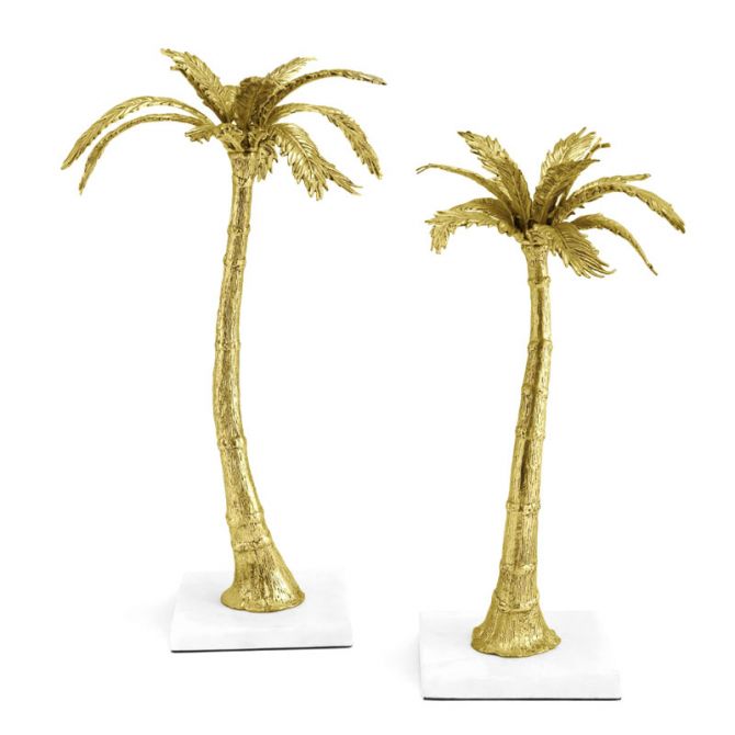 Michael Aram Palm Candleholders, Set of 2