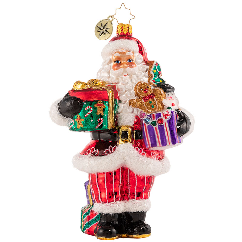 Christopher Radko Sugar Craving Claus Ornament | 1020729 | Borsheims