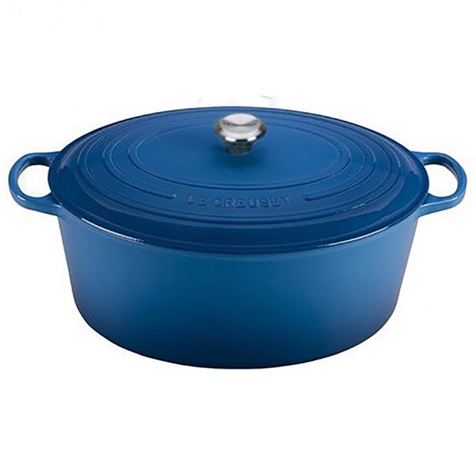 LECREUSET 2.75 QT CAST IRON OVAL DUTCH OVEN