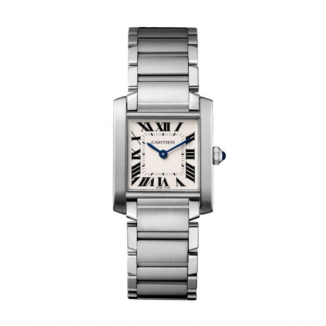 Cartier Tank FranÃ§aise Steel Watch, Medium