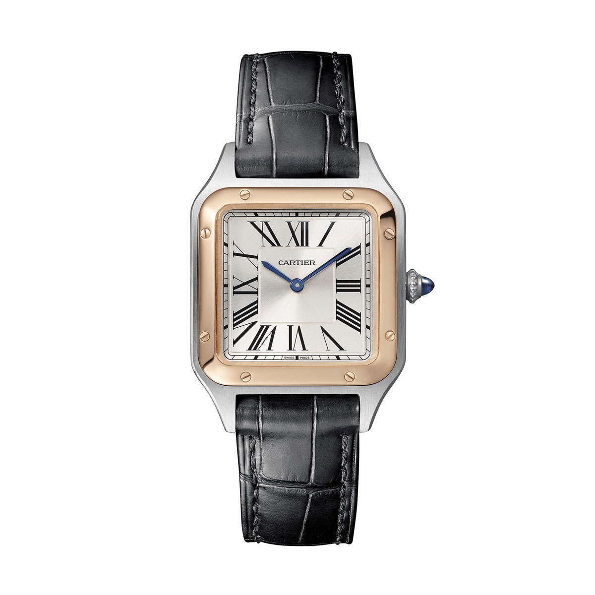 Cartier watch rose outlet gold and silver