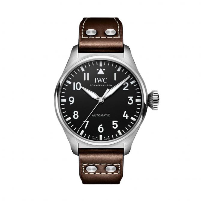 IWC Schaffhausen Big Pilot's 43mm Watch, Black Dial