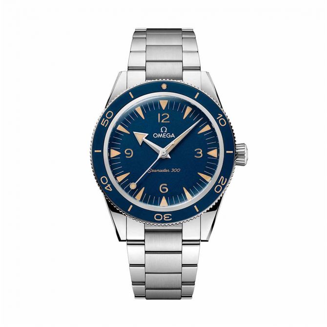 Omega Seamaster 300 Co-Axial Master Chronometer 41mm Men's Watch, Blue Dial