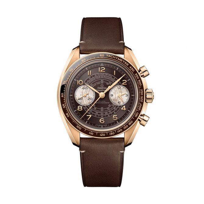 Omega Chronoscope Co-Axial Master Chronometer Chronograph 43mm Watch, Brown Dial