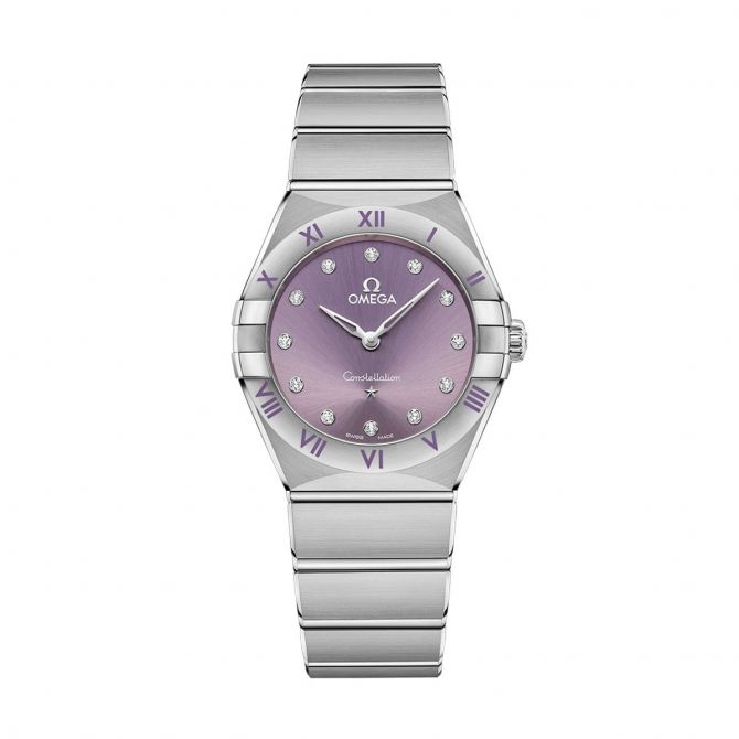 Omega Constellation Quartz 28mm Watch, Blossom Diamond Dial