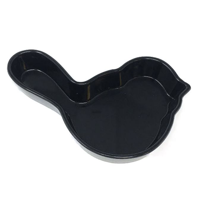 Nora Fleming Bird Bowl, Dark Grey