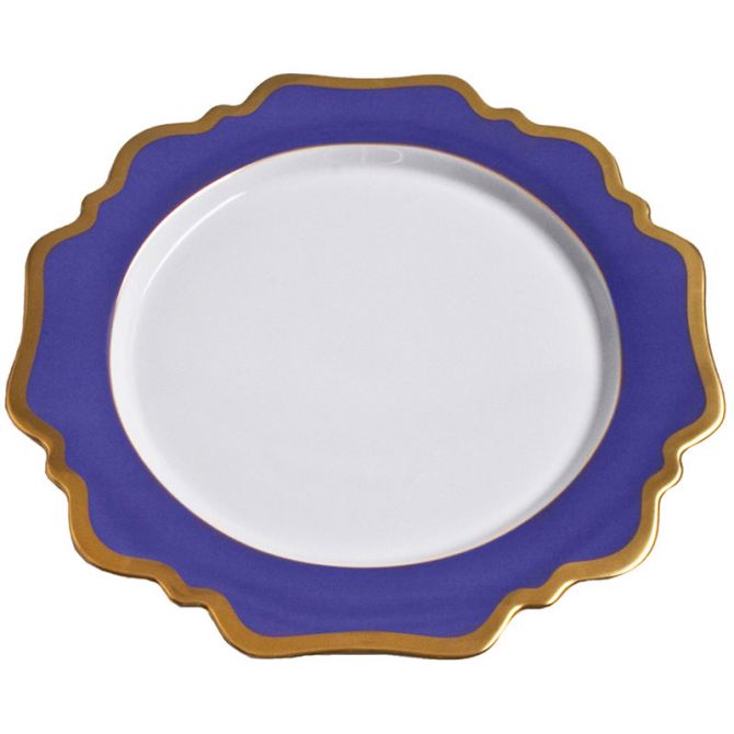 Annas Palette Indigo Blue Dinner Plate