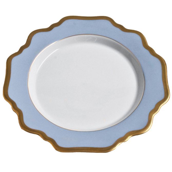 Annas Palette Sky Blue Dessert Plate