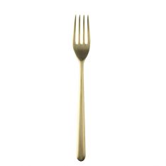 Mepra Epoque Dinner Fork, Gold Oro Stainless