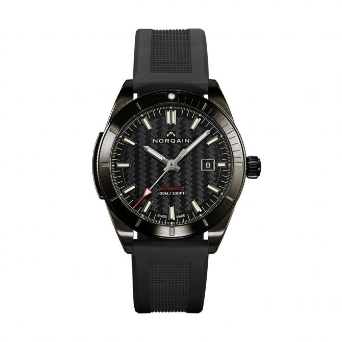 Norqain Adventure Sport 42mm Watch, Black Dial