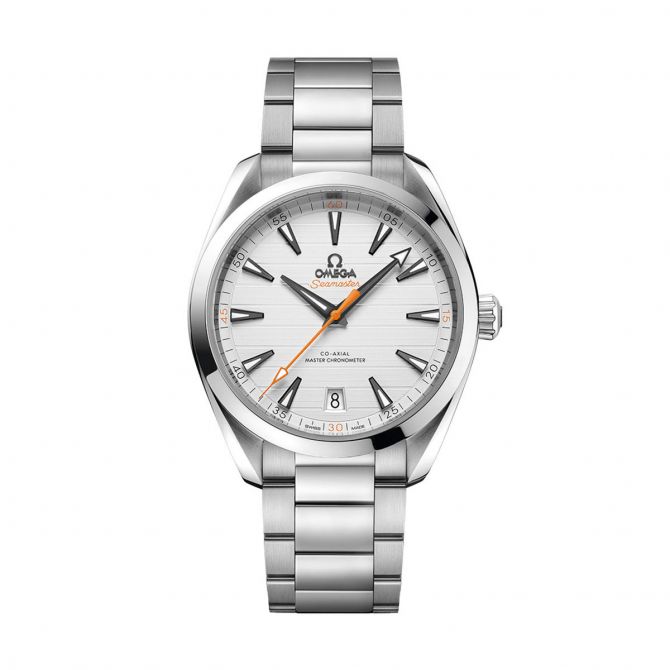 Omega Seamaster Aqua Terra 41mm Watch, White Pattern Dial