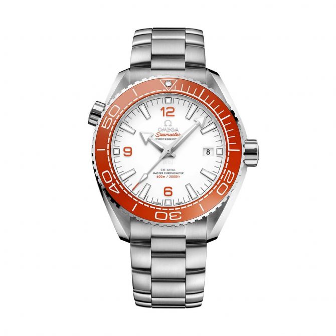 Omega Seamaster Planet Ocean 600M Co-Axial Master Chronometer 43.5mm Watch, White Dial