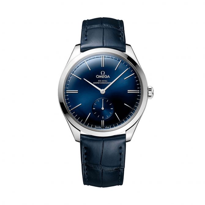 Omega De Ville Tresor Co-Axial Master Chronometer Small Seconds 40mm Men's Watch, Blue Dial