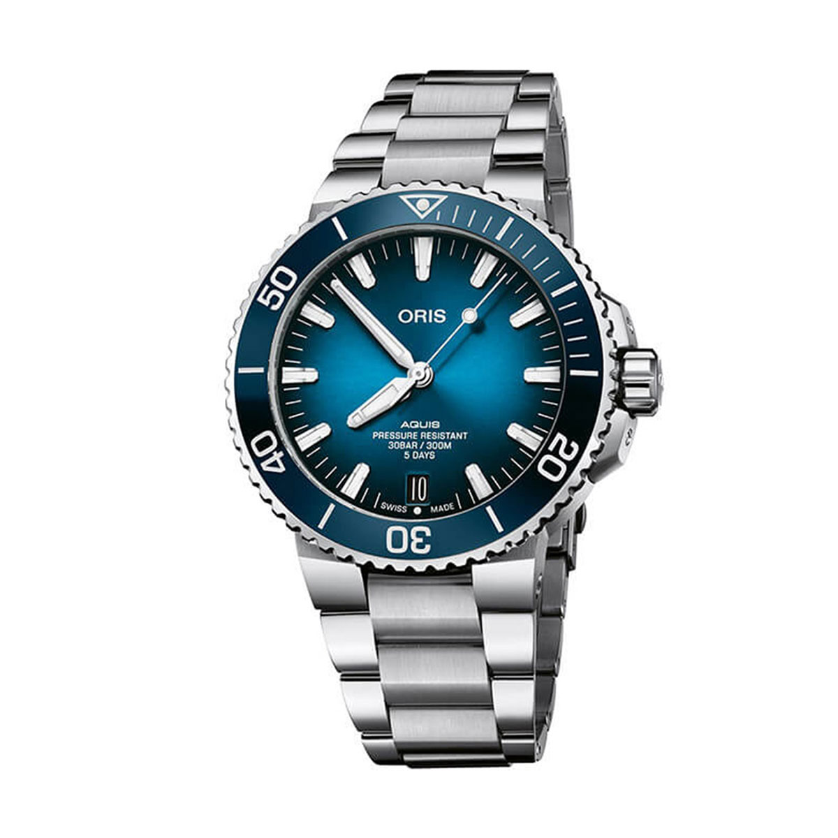 Oris Aquis Date Calibre 400 43.5mm Watch Blue Dial