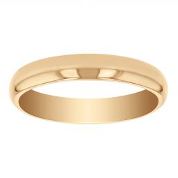 Rose Gold Comfort Fit 6 mm Wedding Band, Size 6