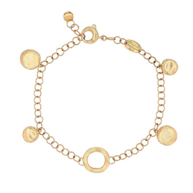 Marco Bicego Jaipur Collection 18k Yellow Gold Charm Bracelet