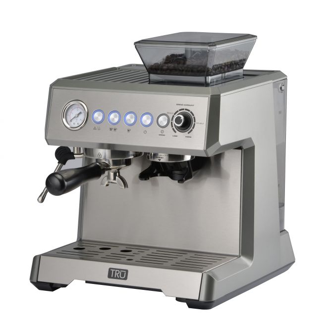 ESPRSSO MAKER WITH BURR GRINDER/STEAM WAND