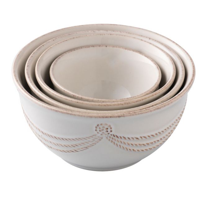 Juliska Berry & Thread Whitewash Nesting Prep Bowl, Set of 4