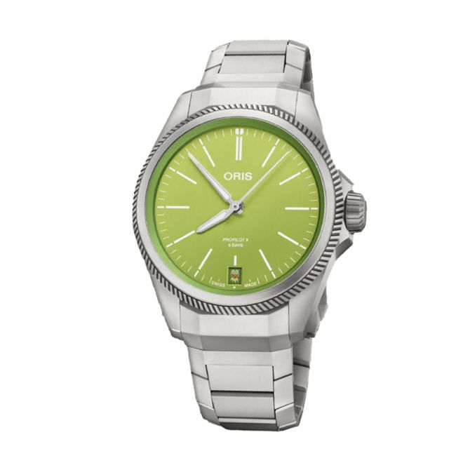 Oris ProPilot x Kermit Edition 39mm Watch Green Dial