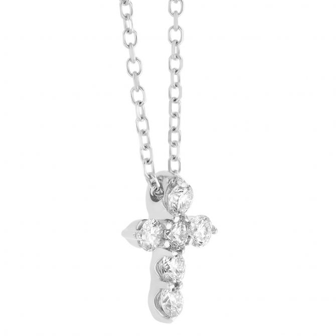 0.32cttw Small Diamond Cross