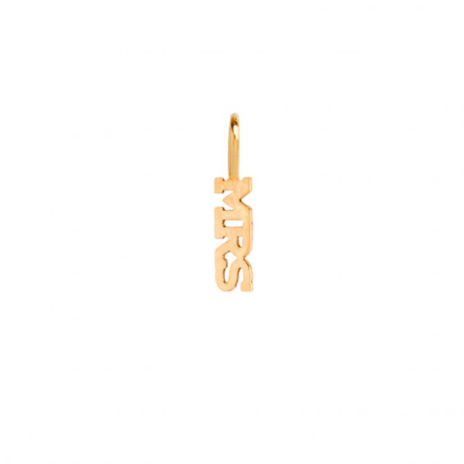 Zoe Chicco Itty Bitty Yellow Gold Mrs. Charm