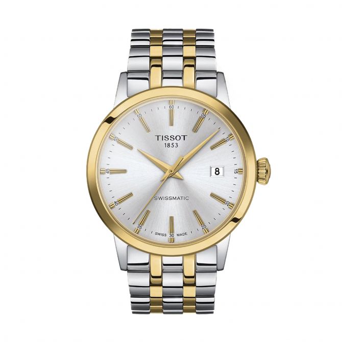 Tissot 1853 silver top gold