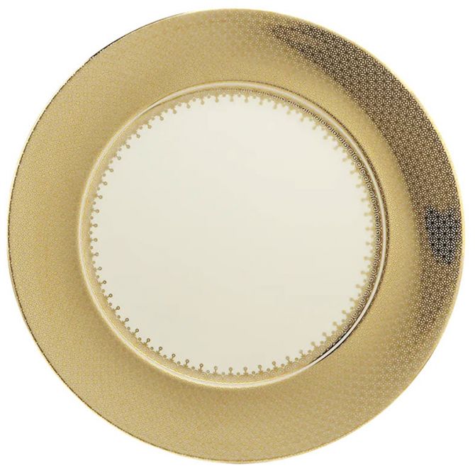 Lace Service Plate, Gold